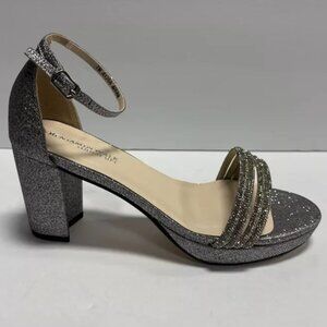 Touch Ups Women’s Parker Heeled Sandals Pewter, Size 7 M